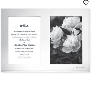 Kate Spade Lenox 5x7 double picture frame.